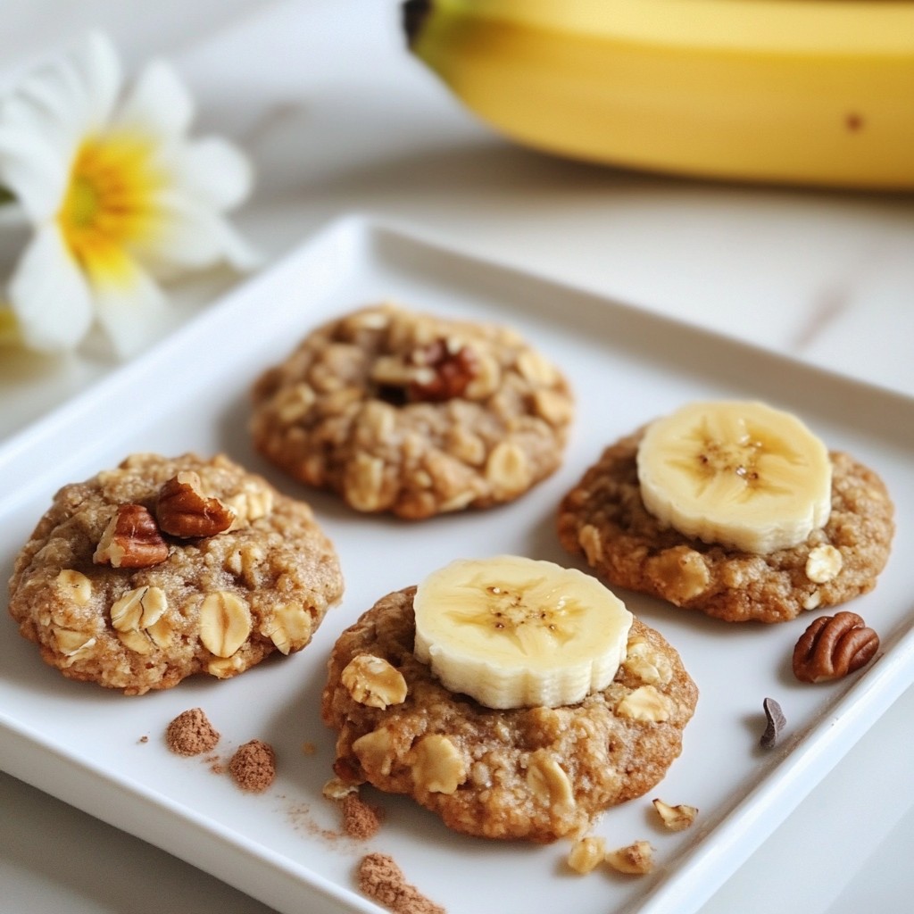 Banana Bread Oatmeal Cookies Tasty and Simple Treat