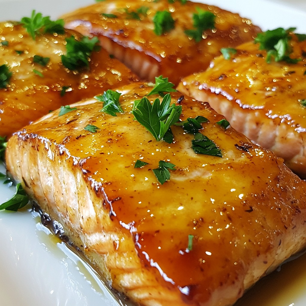 Brown Sugar Dijon Glazed Salmon Tasty and Easy Recipe