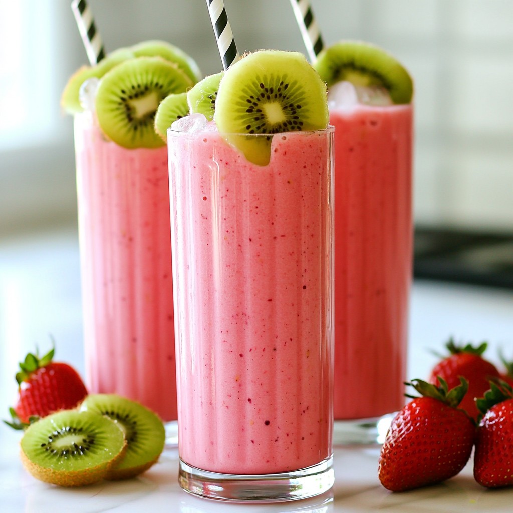 Strawberry Kiwi Smoothie Refreshing and Healthy Recipe