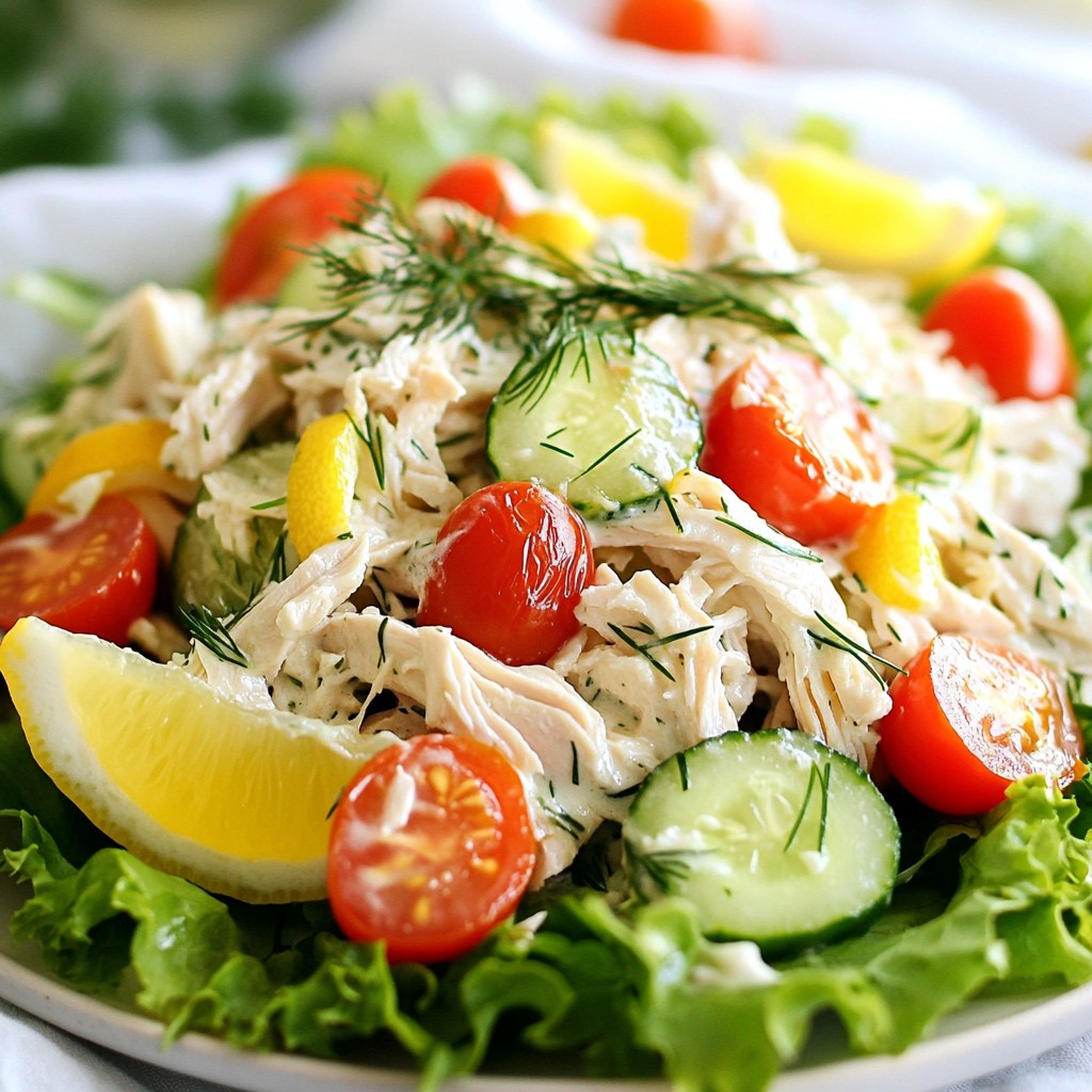 Greek Yogurt Chicken Salad Fresh and Tasty Meal