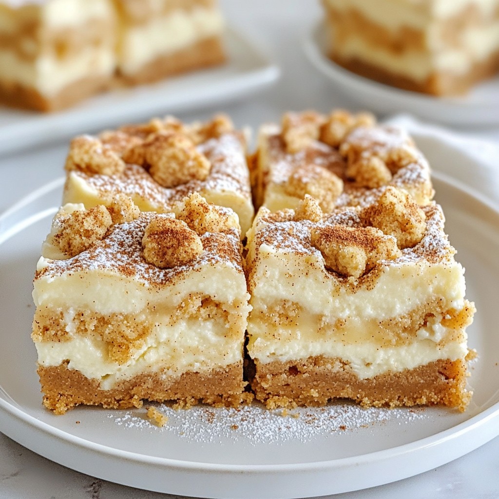 Snickerdoodle Cheesecake Bars Irresistible Dessert Delight