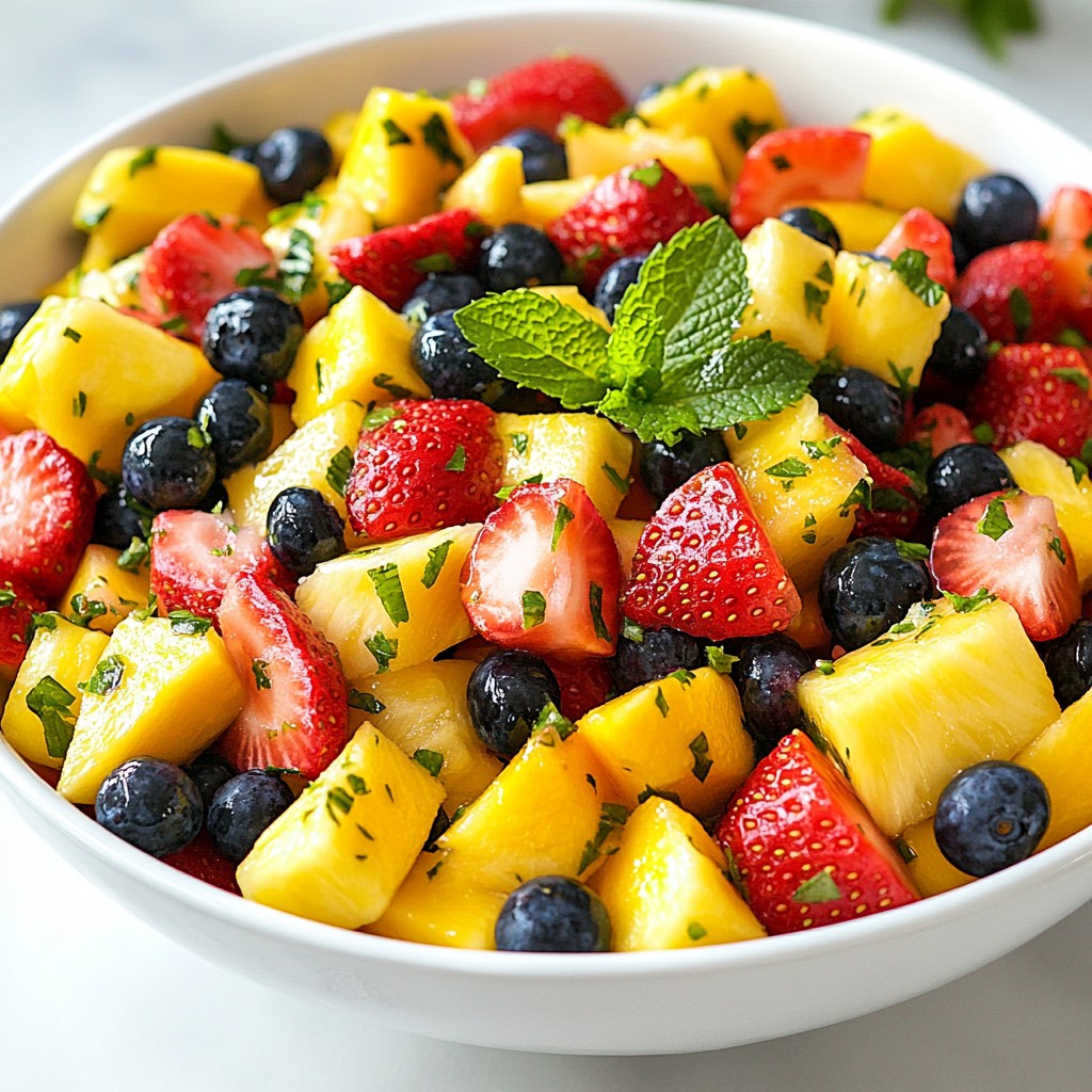 Honey Lime Fruit Salad Fresh and Flavorful Delight
