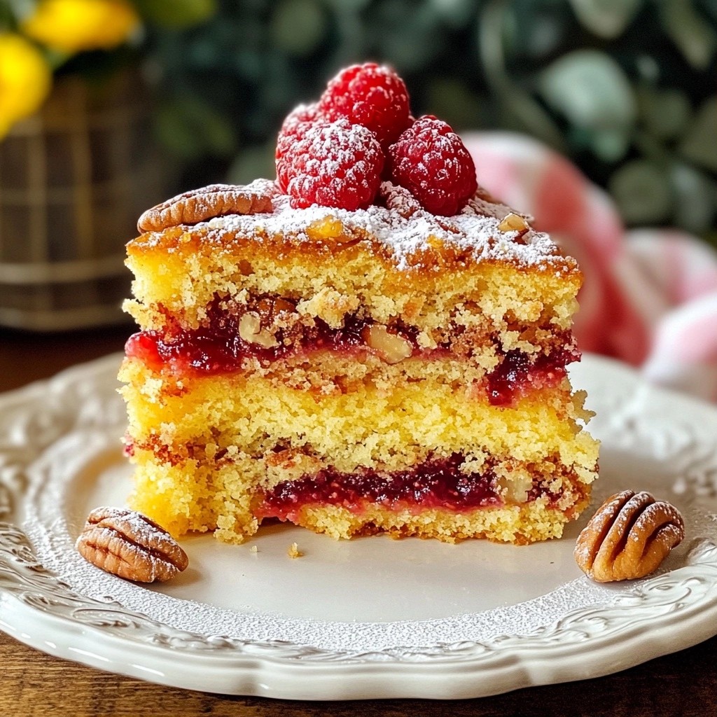 Old-Fashioned Southern Raspberry Jam Cake Delight