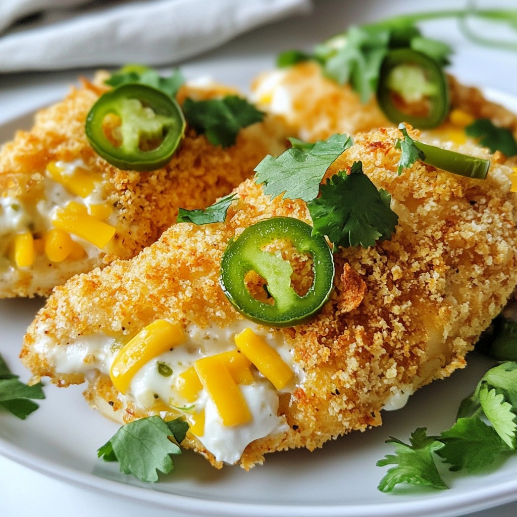 Jalapeño Popper Stuffed Chicken Breast Tasty Delight