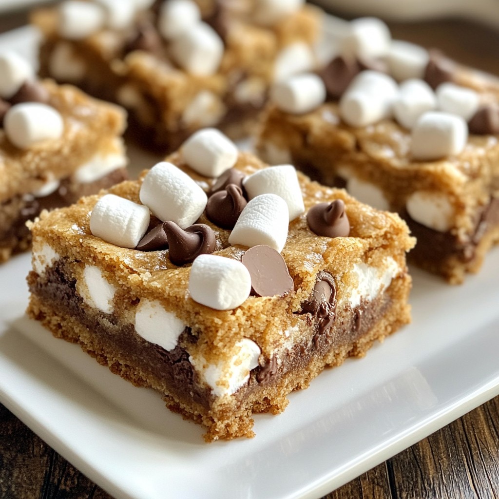 S'mores Cookie Bars Delightful Treat for All Ages