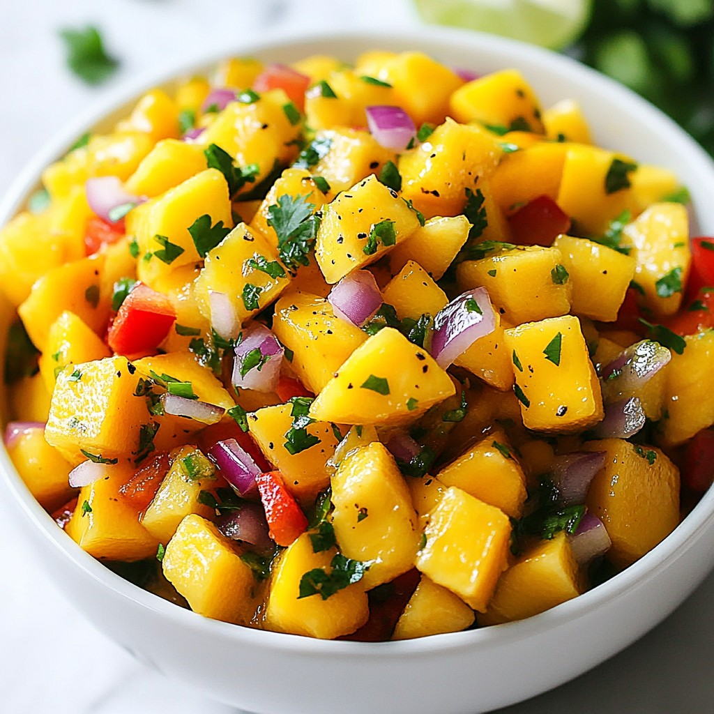 Spicy Mango Habanero Salsa Zesty and Fresh Delight