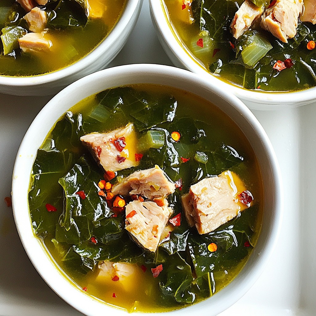 Comfort Food Southern Collard Greens with Smoked Turkey