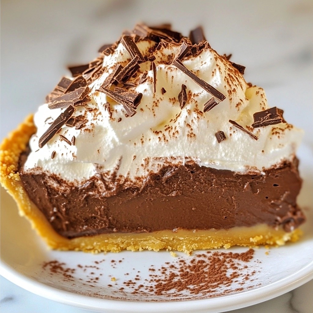 Old-Fashioned Southern Chocolate Cream Pie Delight