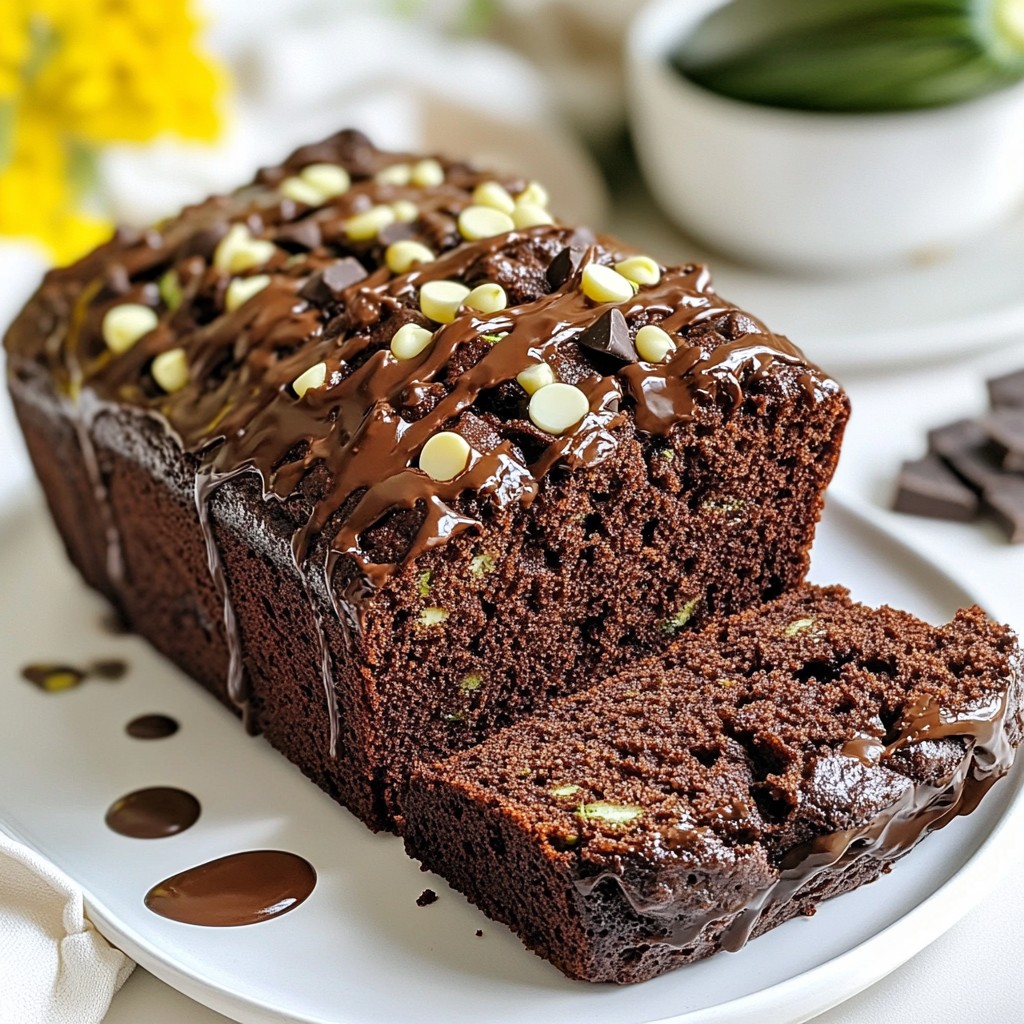 Triple Chocolate Zucchini Bread Delightful and Moist Treat