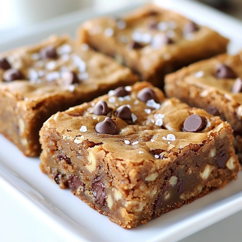 Cozy Southern Chocolate Chip Blondies Delightful Treat