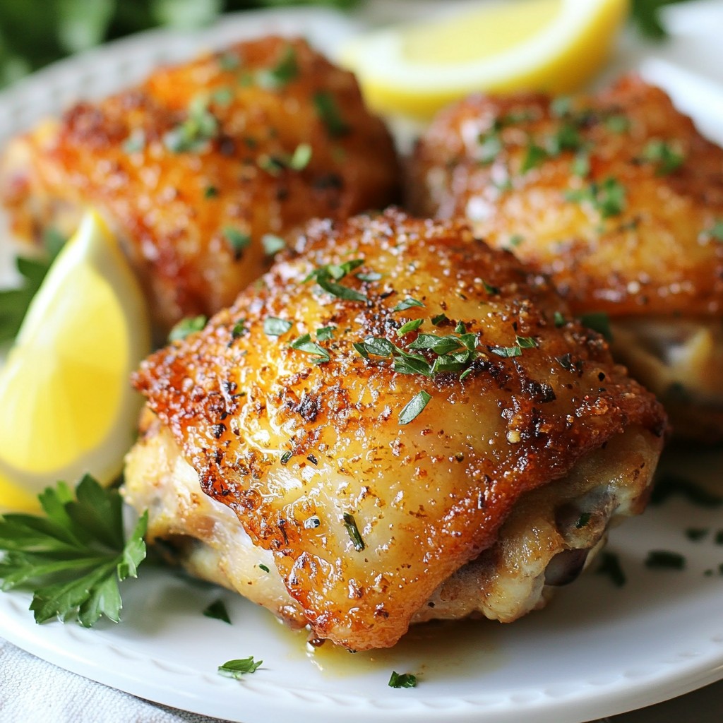 Savory Southern Herb-Crusted Chicken Thighs Delight