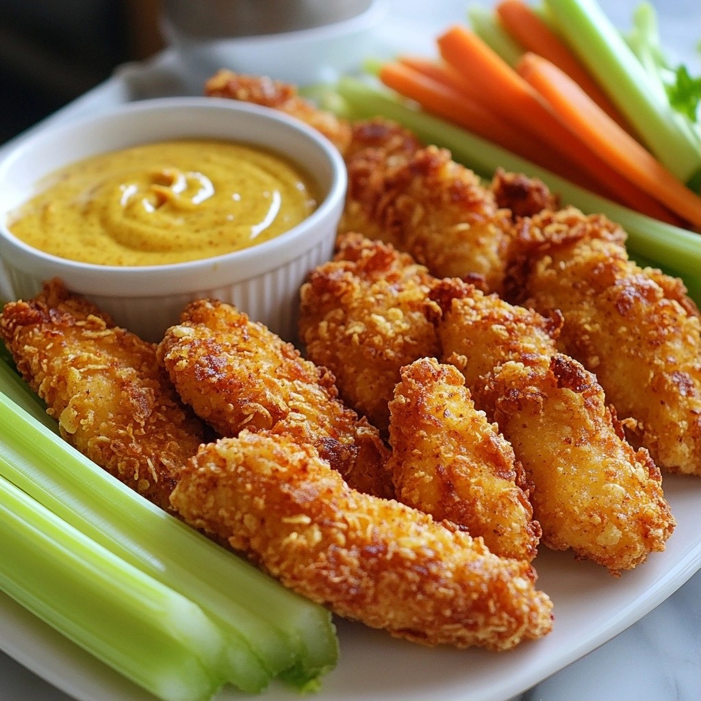 Fluffy Southern Cornflake Crusted Chicken Tenders Delight