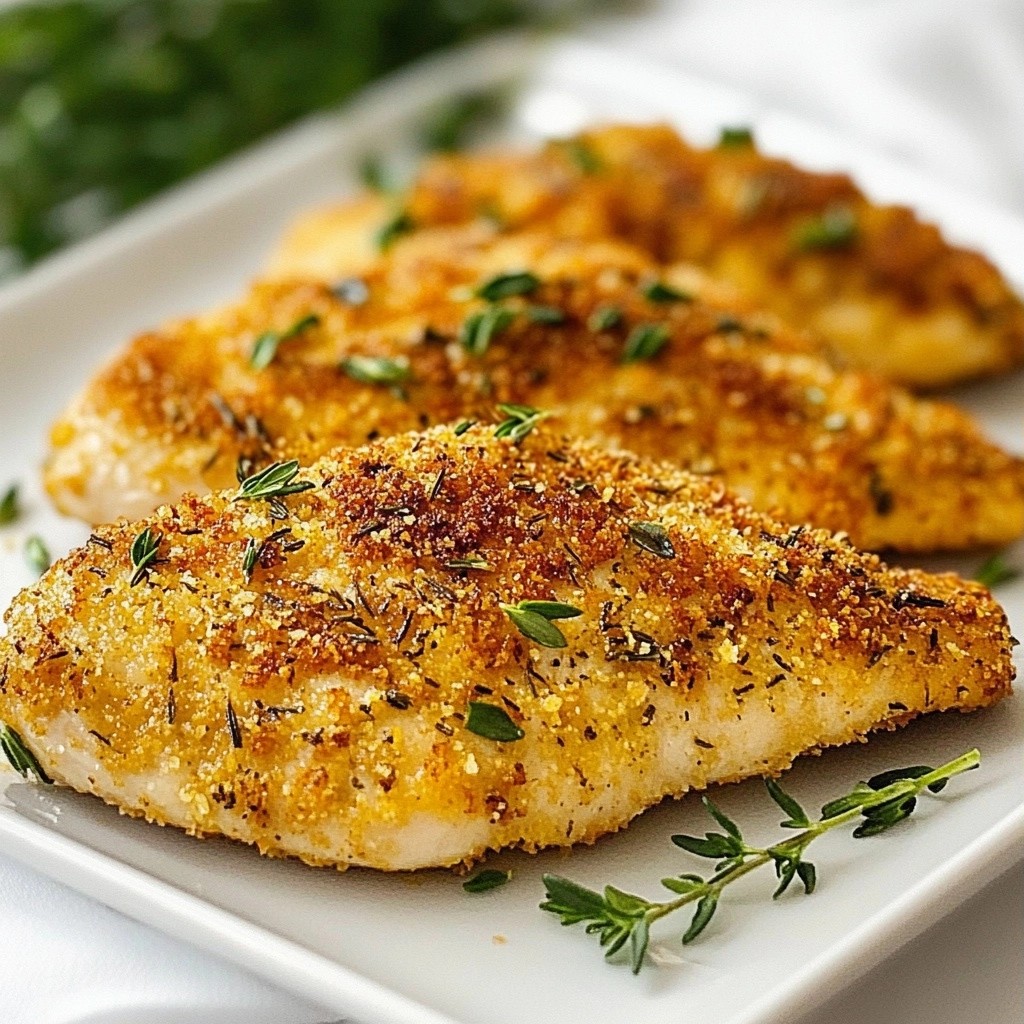 Cozy Southern Herb-Crusted Chicken Breasts Dinner Treat