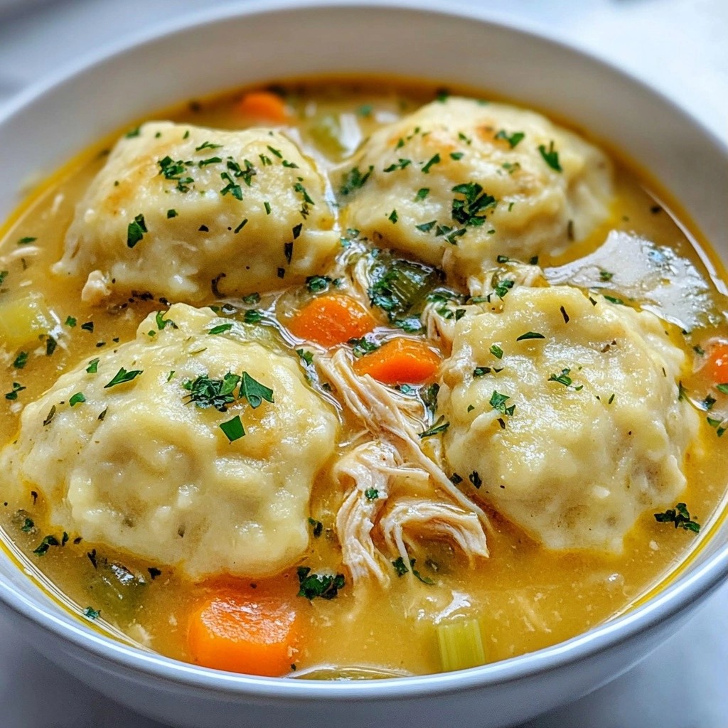 Hearty Southern Chicken and Dumplings Comfort Dish