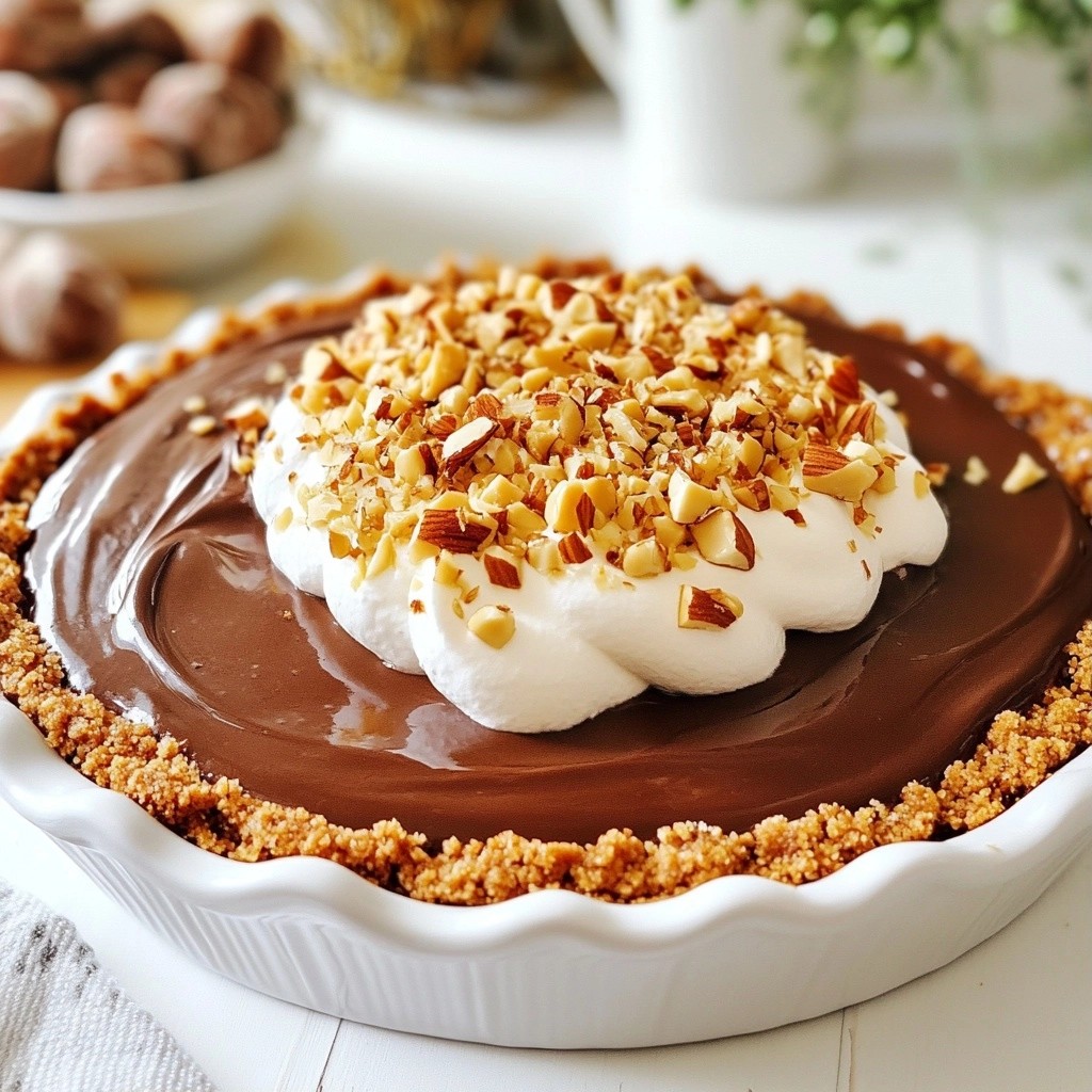 Creamy Southern Chocolate Hazelnut Pie Delight