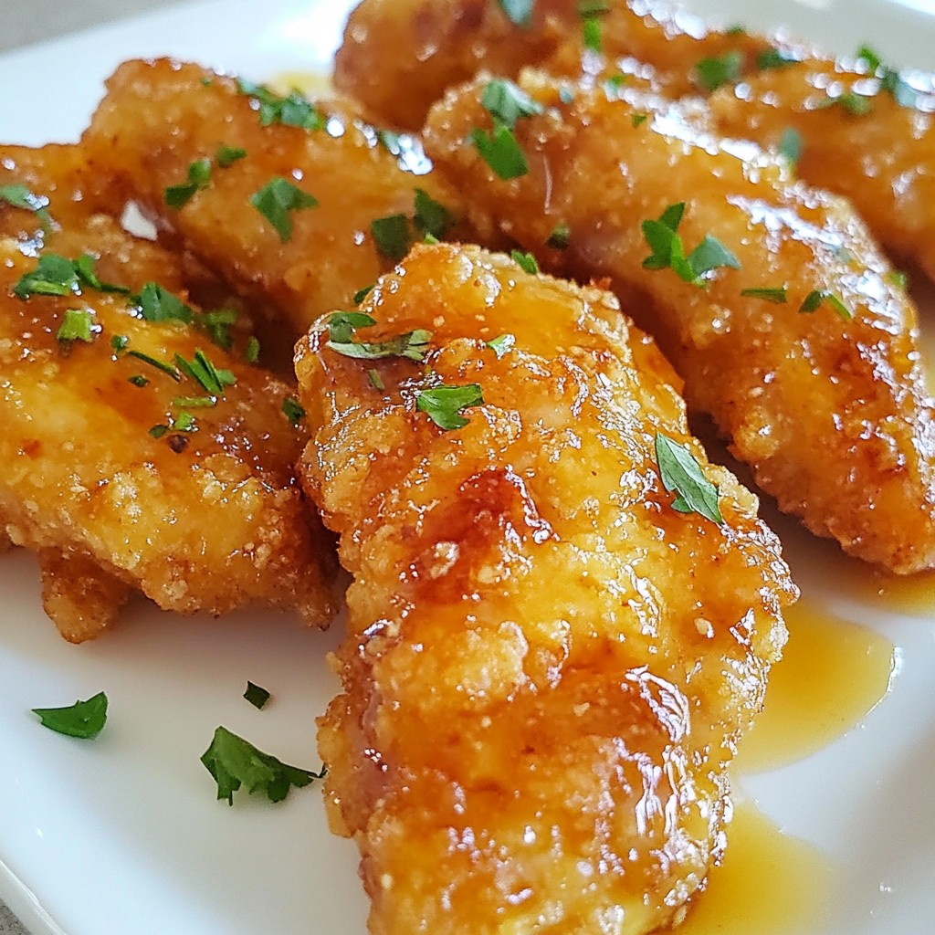 Hot Honey Chicken Tenders Crispy and Flavorful Recipe