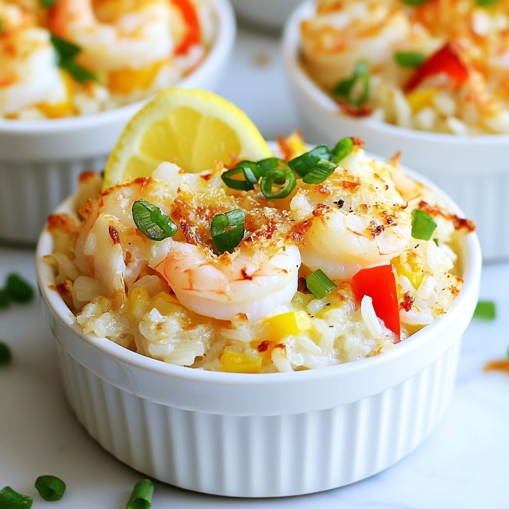 Creamy Southern Seafood Rice Bake Simple and Tasty