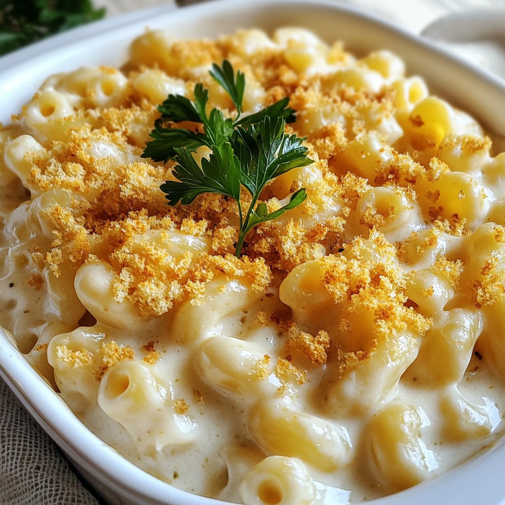 Grandma's Creamy Macaroni and Cheese Comfort Dish