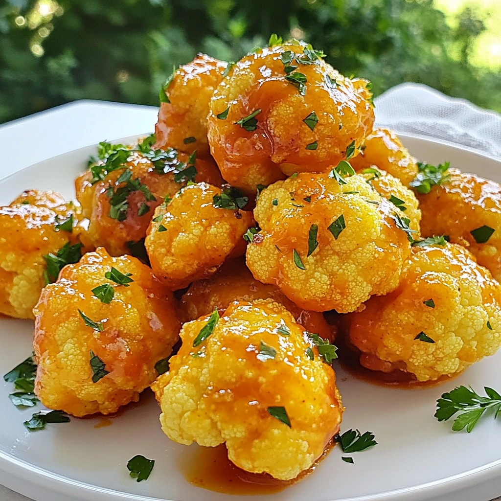 Buffalo Cauliflower Bites Irresistible Flavor Boost