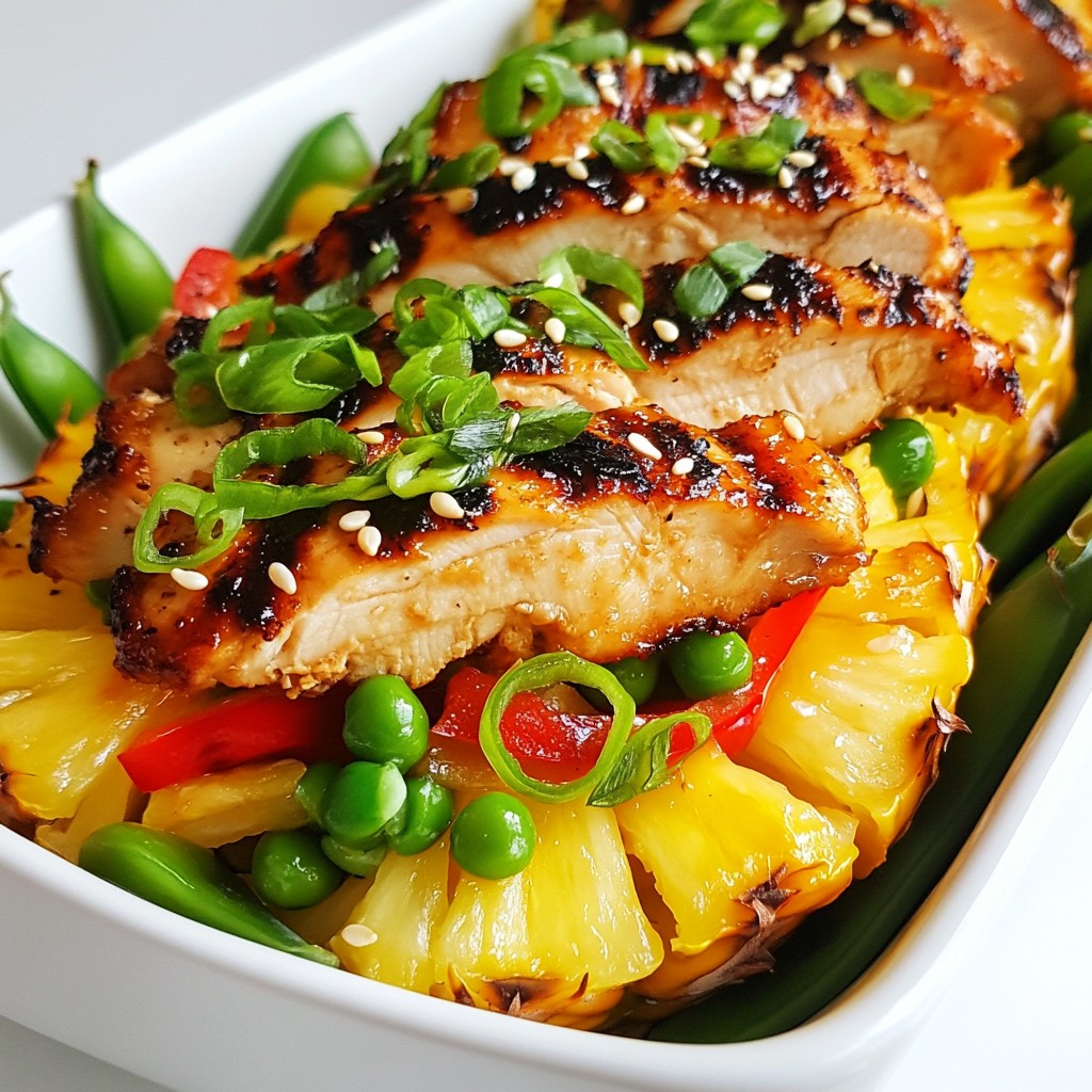Teriyaki Chicken Pineapple Bowls Flavorful and Fresh