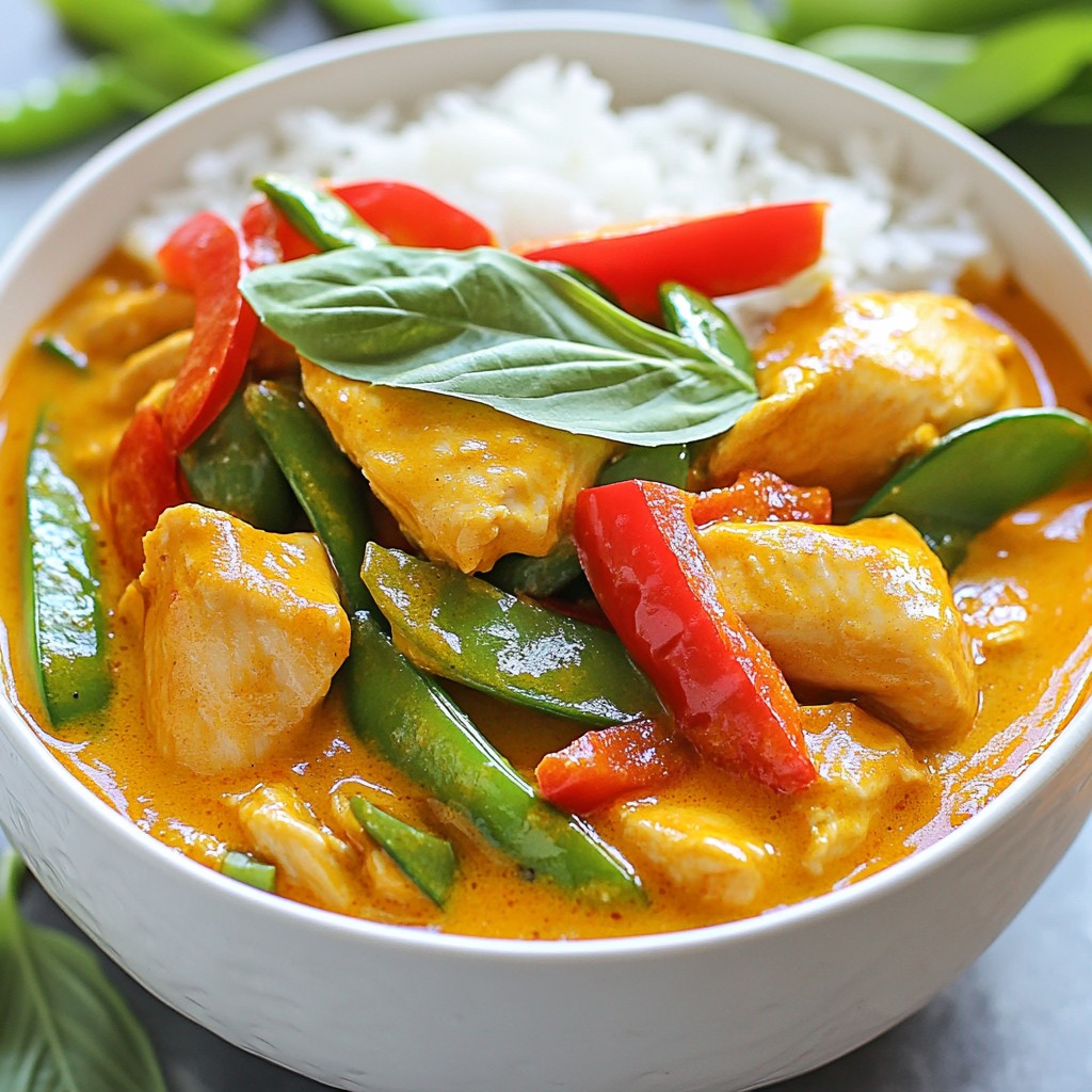 Thai Coconut Chicken Curry Flavorful Dinner Recipe