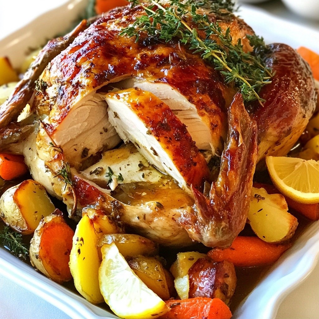 Cozy Southern Herb-Roasted Turkey and Vegetables Meal