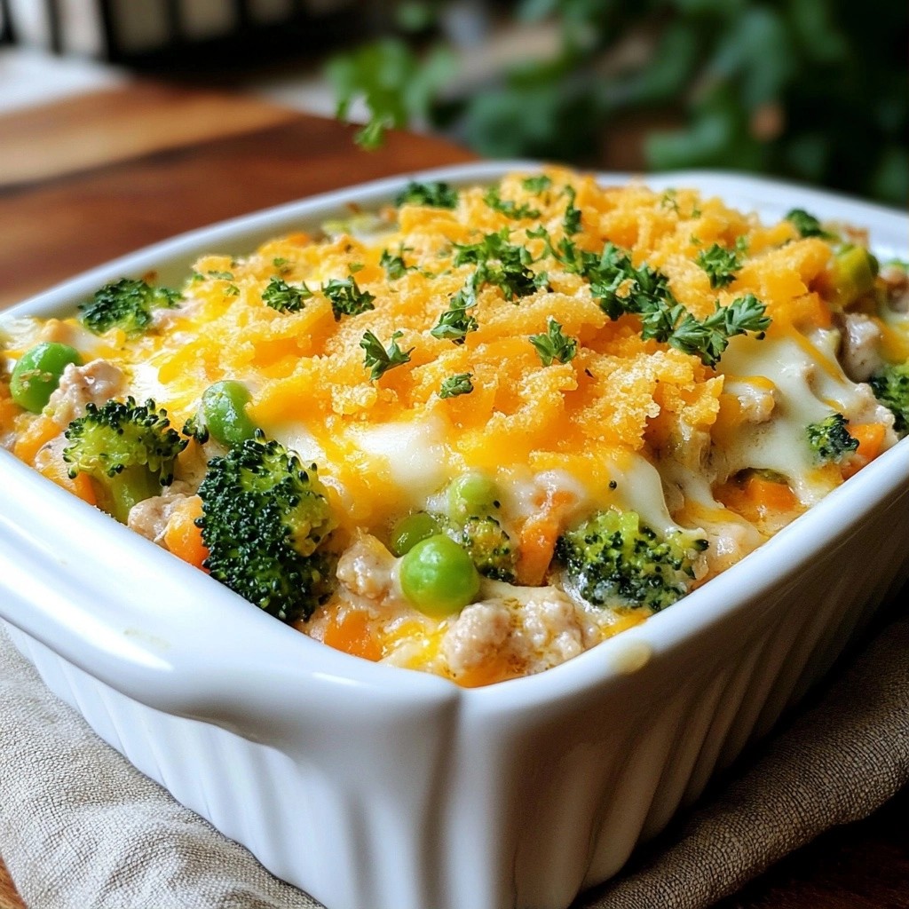 Cozy Homestyle Turkey and Vegetable Casserole Recipe