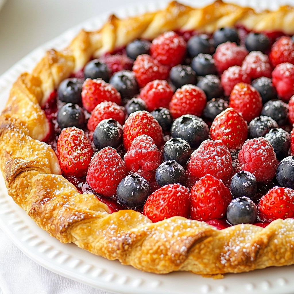 Triple Berry Galette Irresistible Home-Baked Delight