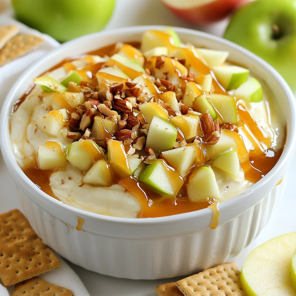 Caramel Apple Cheesecake Dip Delightful and Creamy Dip