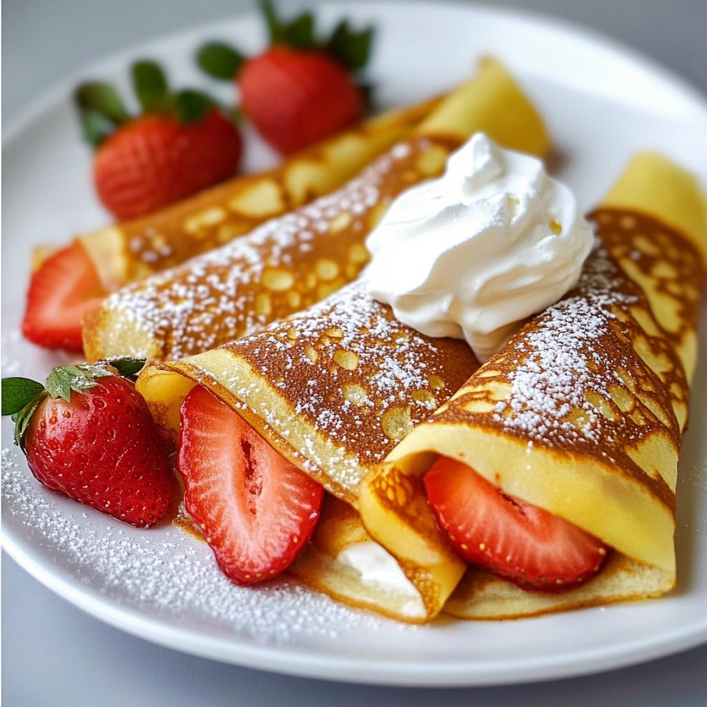 Strawberry Nutella Crepes Delicious and Easy Recipe