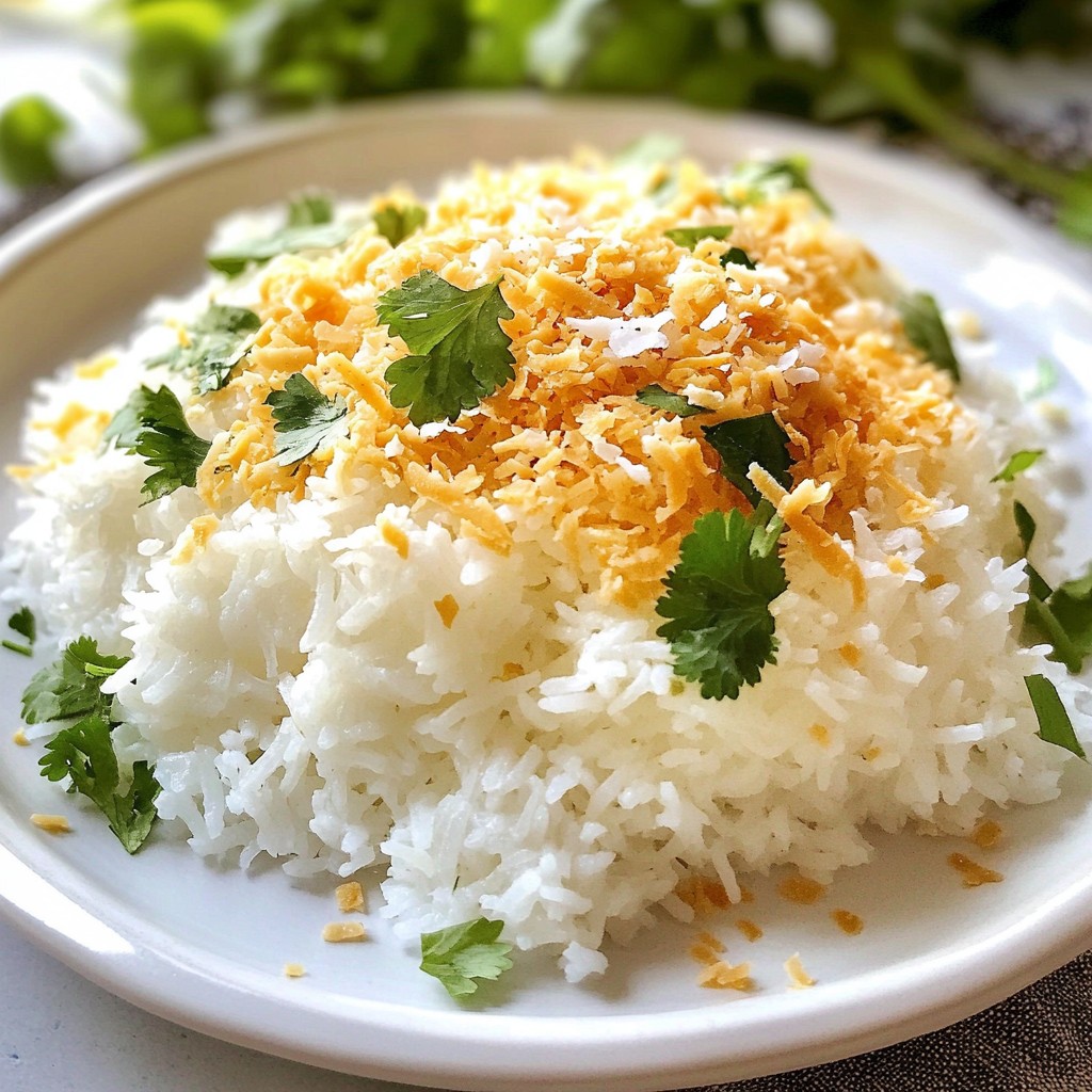 Caribbean Coconut Rice Simple and Flavorful Dish