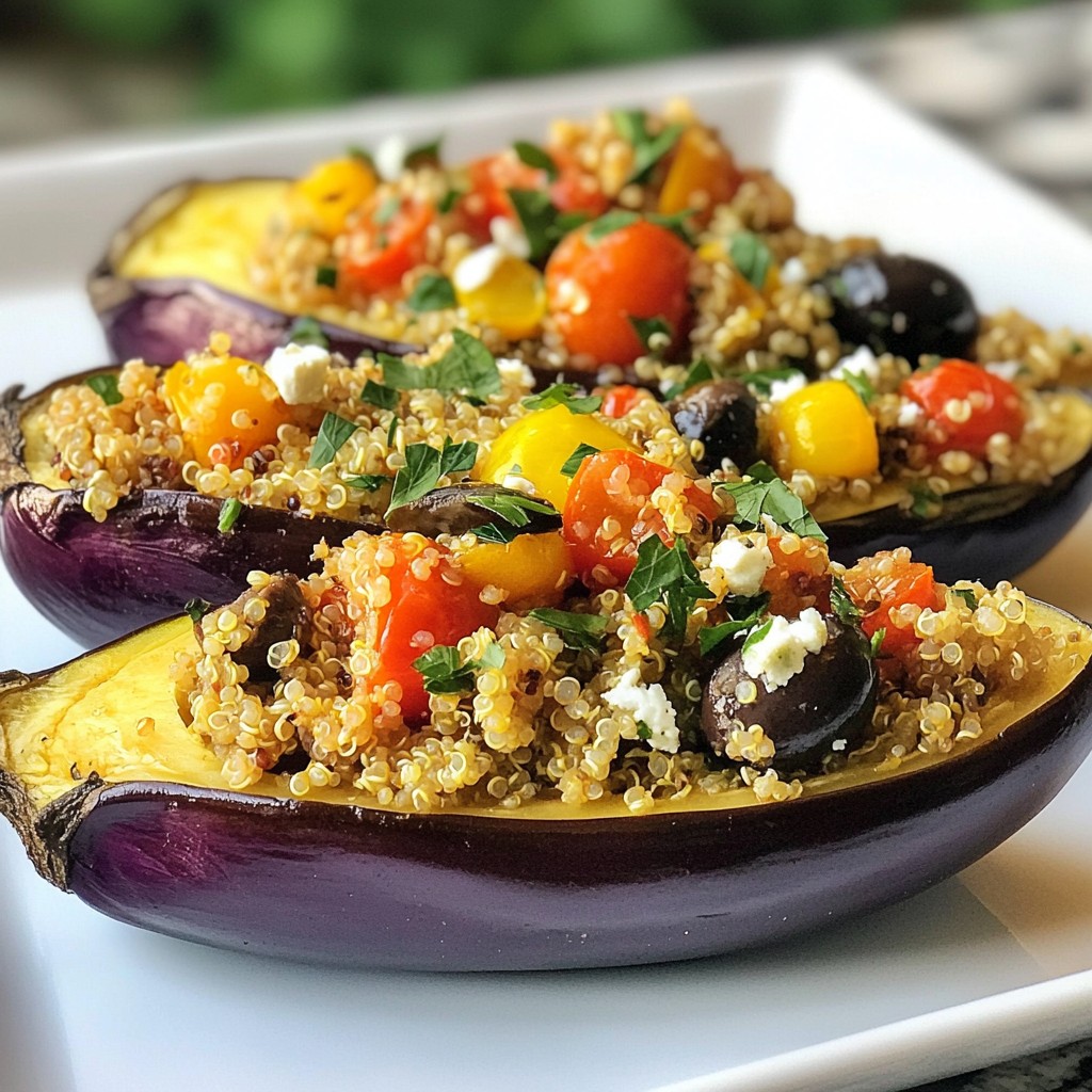Mediterranean Stuffed Eggplant Flavorful and Hearty Dish