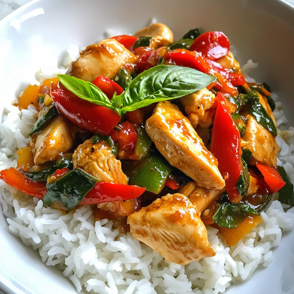 Thai Basil Chicken Flavorful Stir-Fry Recipe Guide