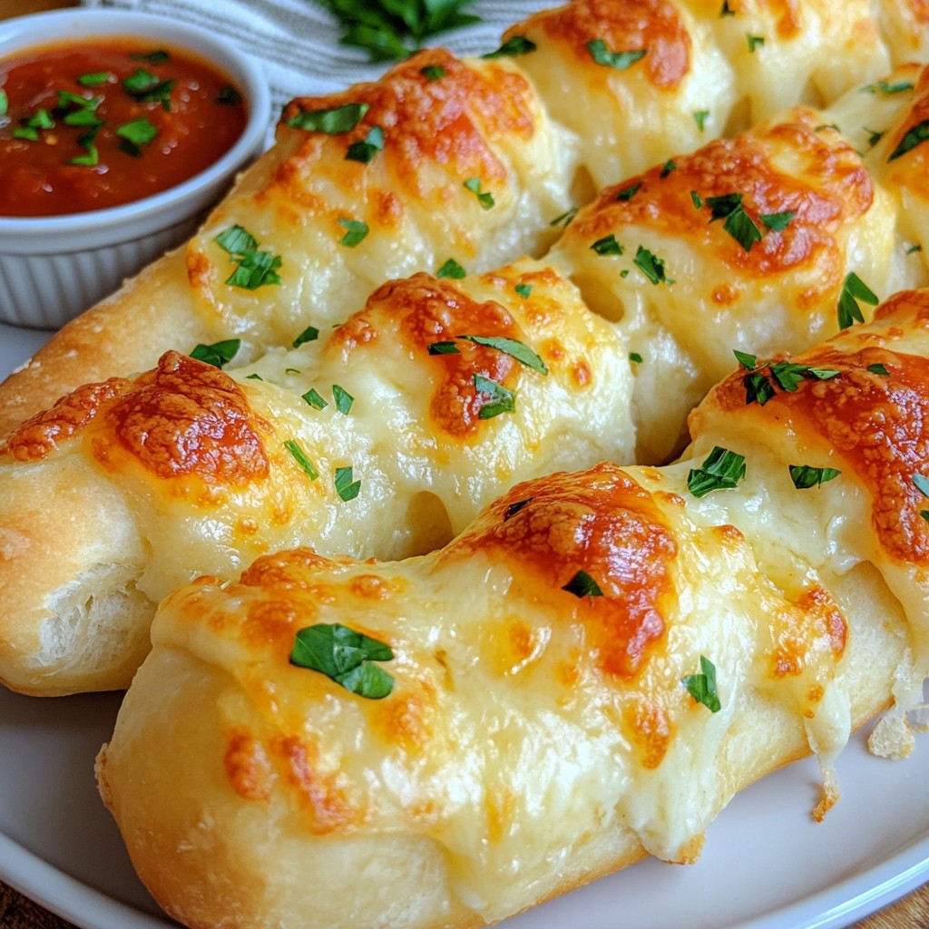 Cheesy Garlic Breadsticks Tasty and Easy Recipe