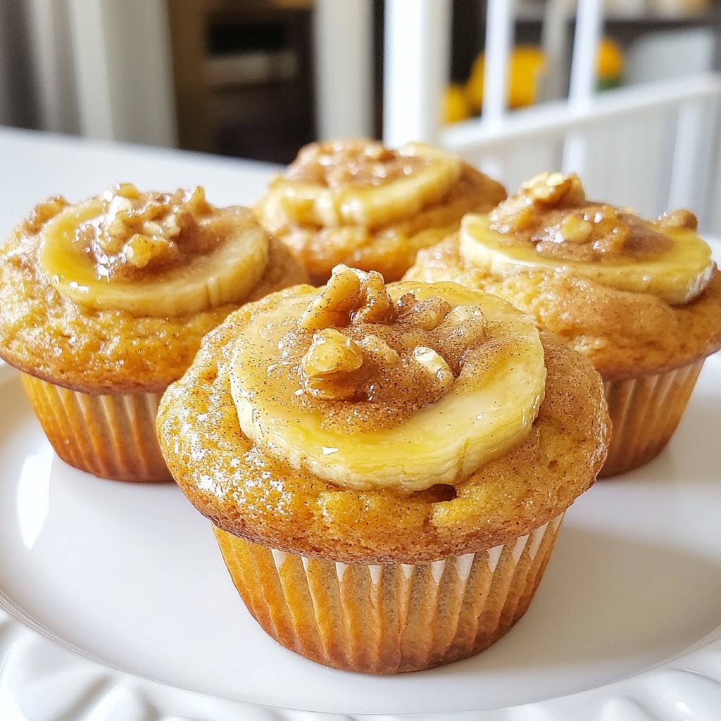 Cinnamon Swirl Banana Muffins Simple and Delicious Recipe