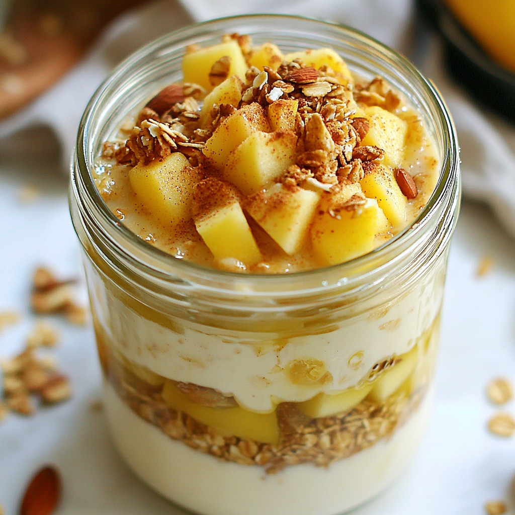 Apple Cinnamon Overnight Oats Tasty and Healthy Meal