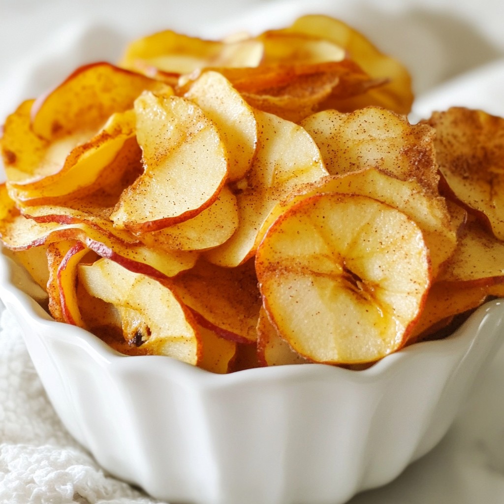 Cinnamon Apple Chips Crunchy and Simple Snack Recipe