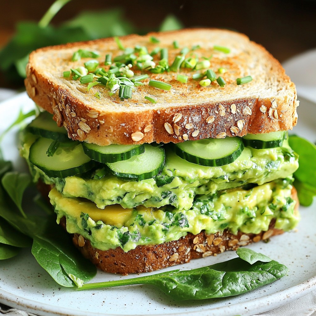 Green Goddess Sandwich Flavorful and Fresh Delight