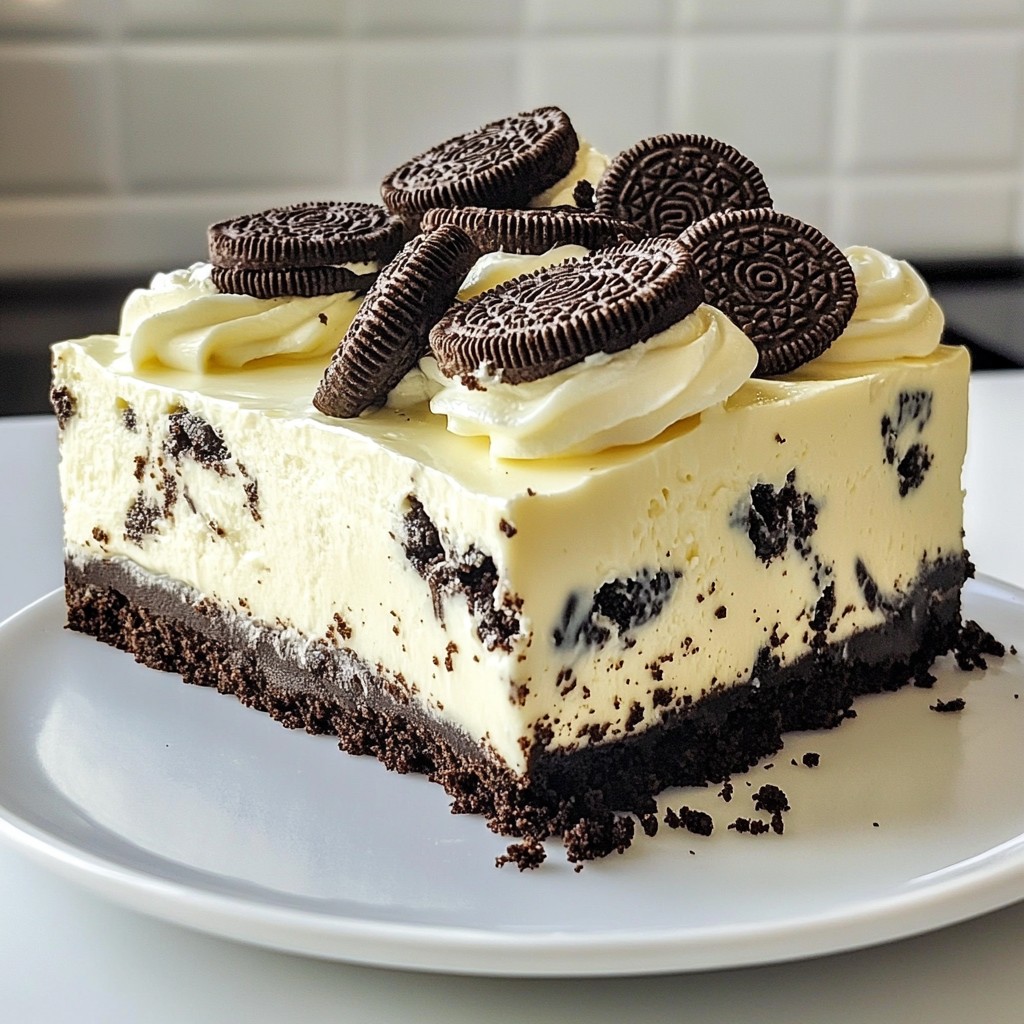 No-Bake Oreo Cheesecake Delicious and Easy Recipe