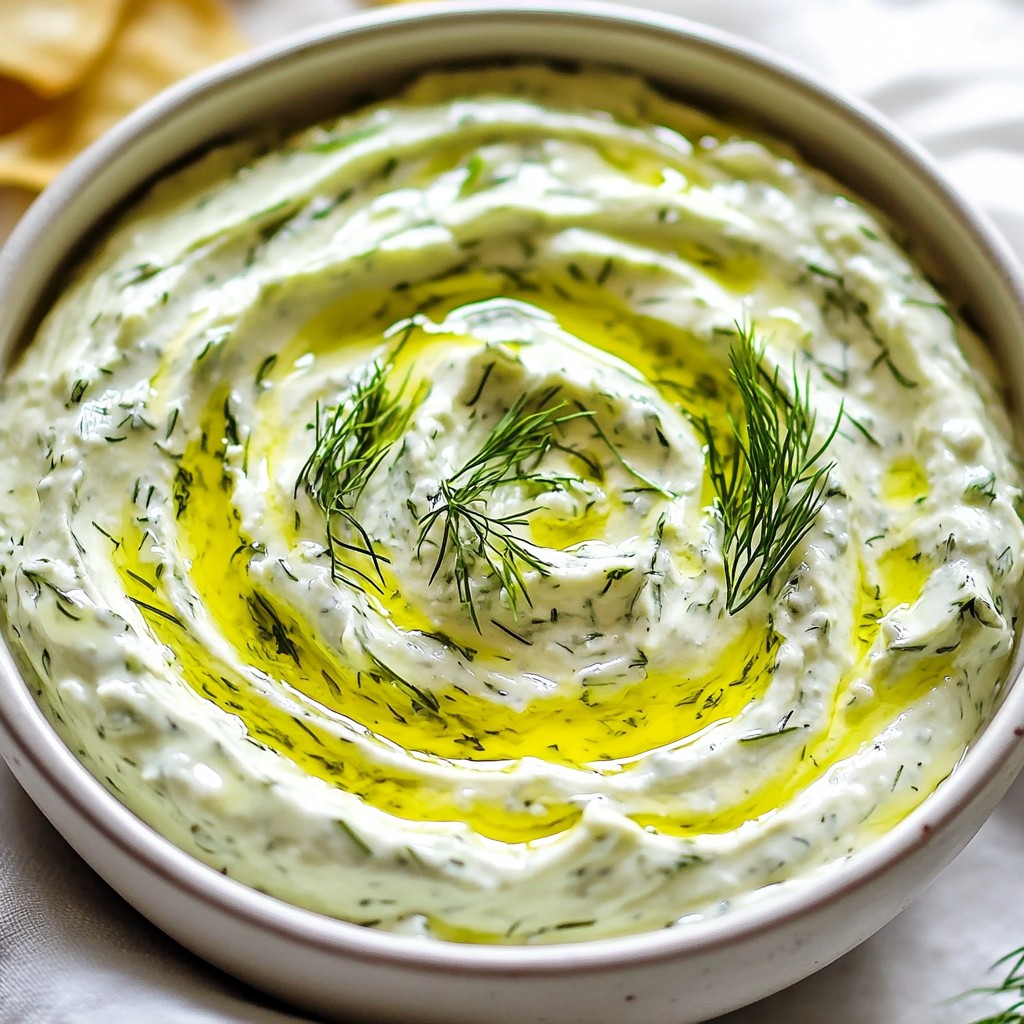 Greek Avocado Tzatziki Dip Flavorful and Fresh Recipe