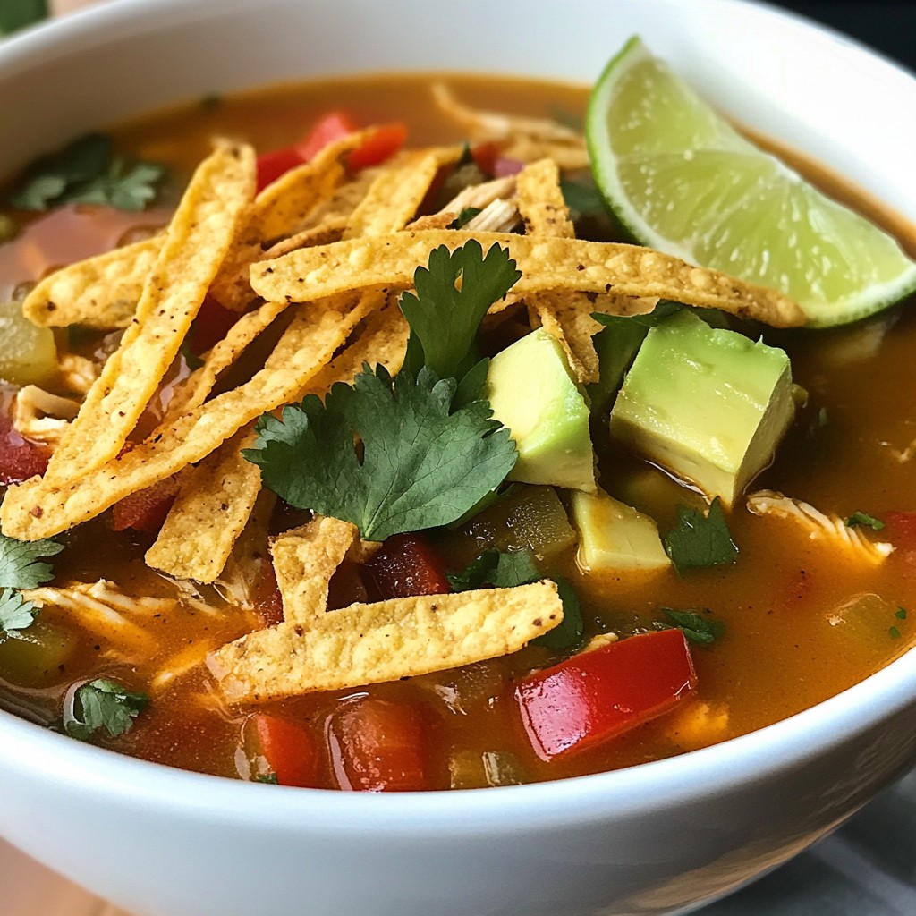 Chicken Tortilla Soup Hearty and Flavorful Recipe