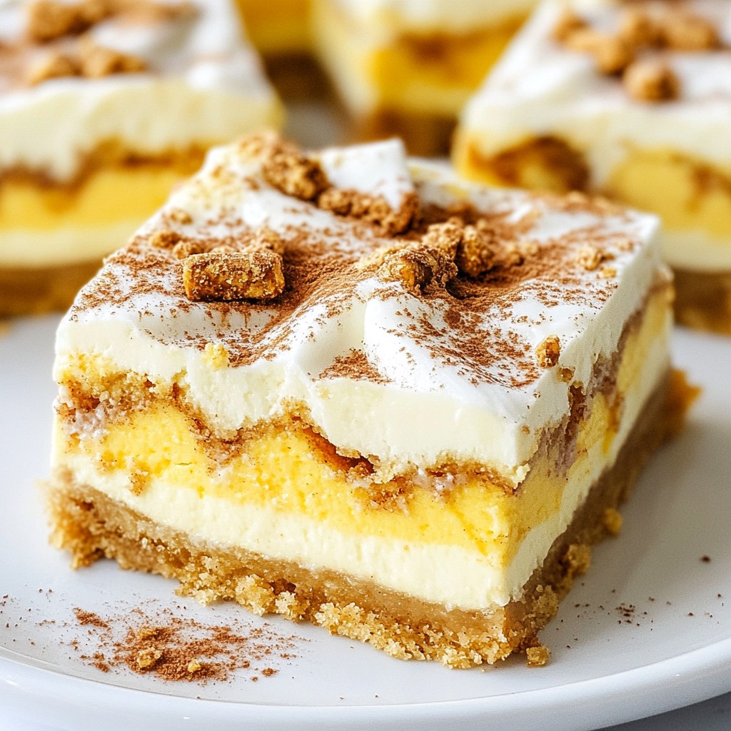 Cinnamon Roll Cheesecake Bars Delightful Dessert Treat