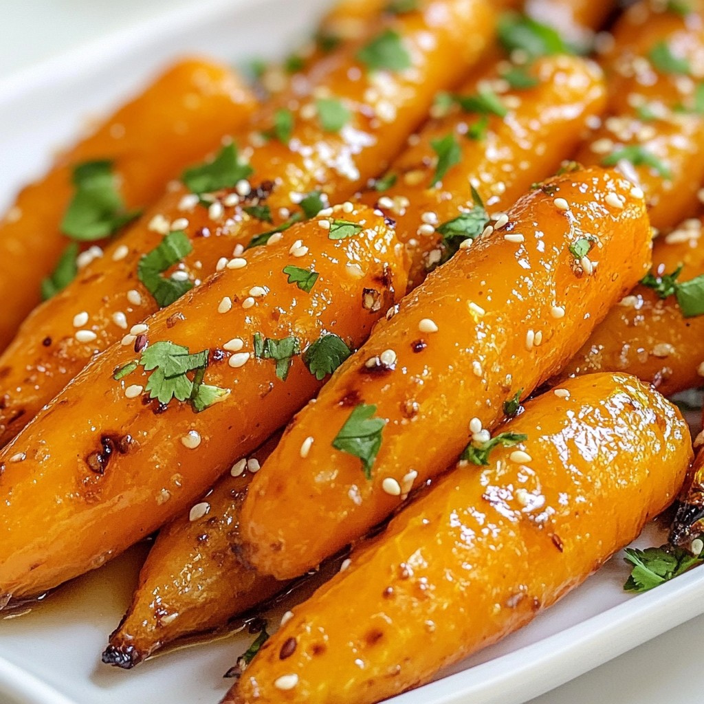 Maple Sriracha Roasted Carrots Delicious Flavor Boost