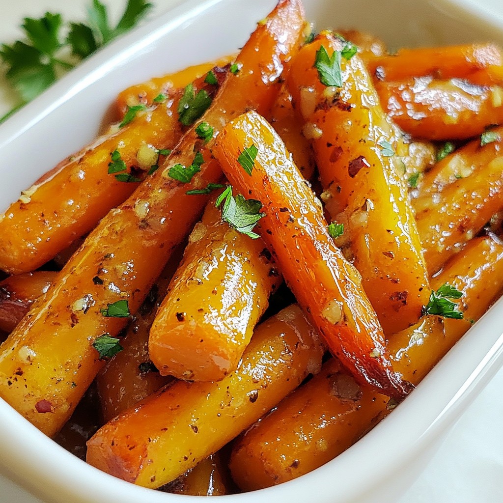 Honey Garlic Roasted Carrots Flavorful and Easy Side