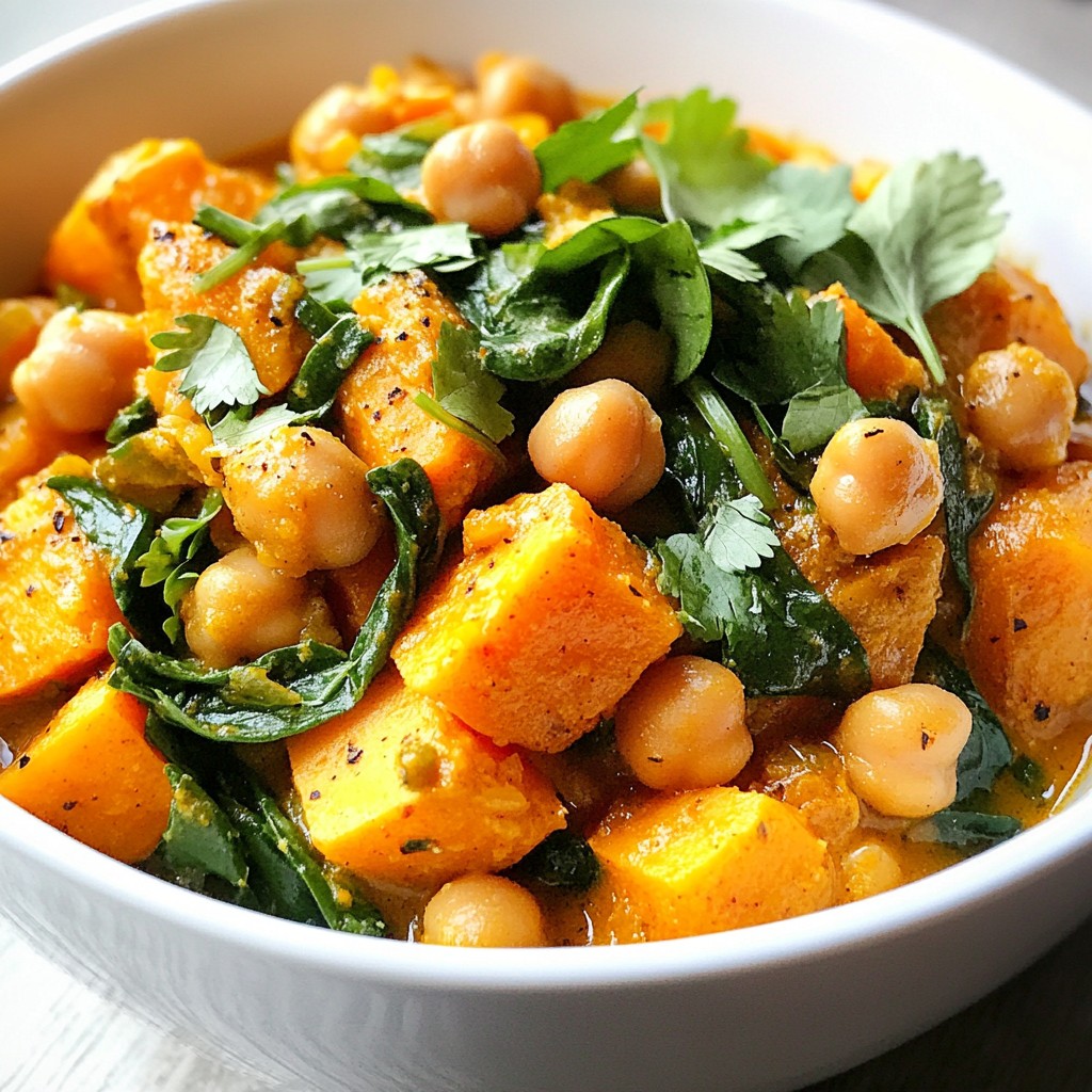 Moroccan Chickpea Sweet Potato Stew Flavorful Recipe