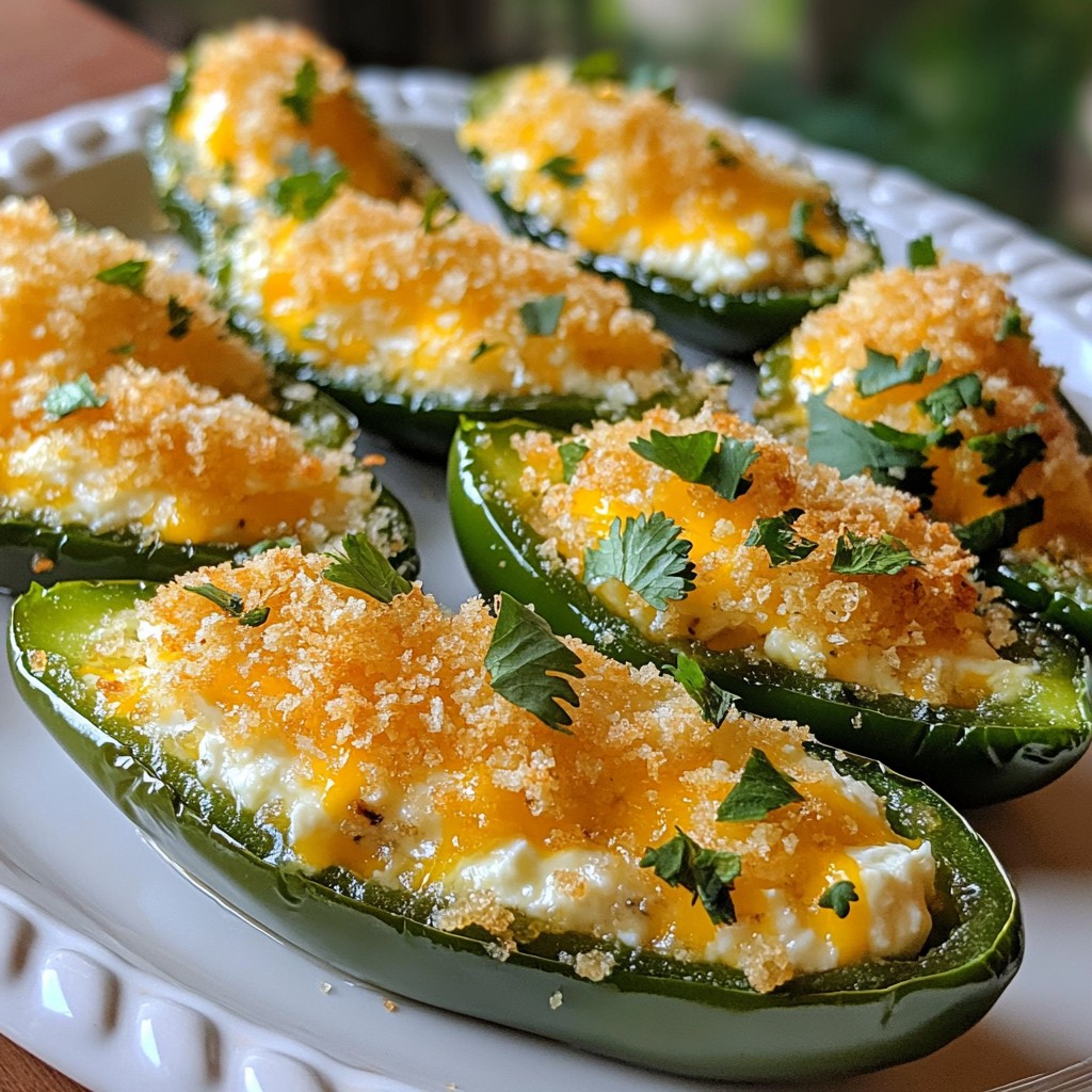 Cheesy Jalapeño Poppers Irresistible Flavor Recipe