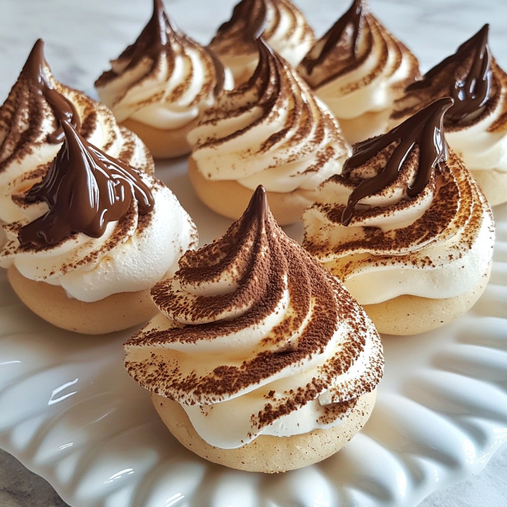 Chocolate Mocha Meringues Delightfully Sweet Treat