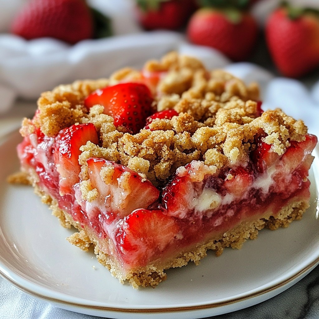 Strawberry Pie Dessert Bars Tasty and Easy Recipe
