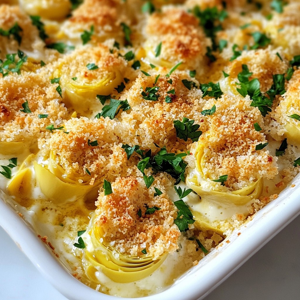 Baked Parmesan Artichoke Hearts Simple and Tasty Recipe