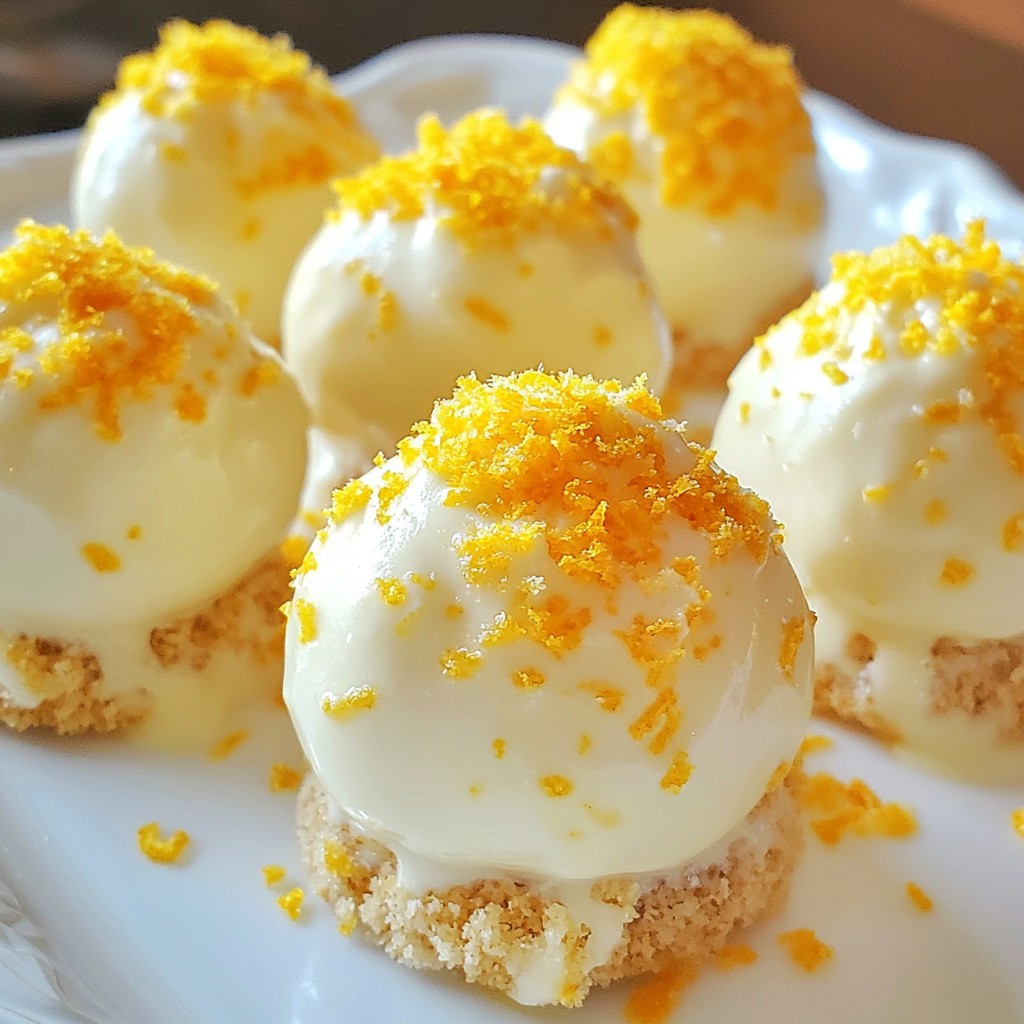 Orange Creamsicle Truffles Delightful Dessert Treat